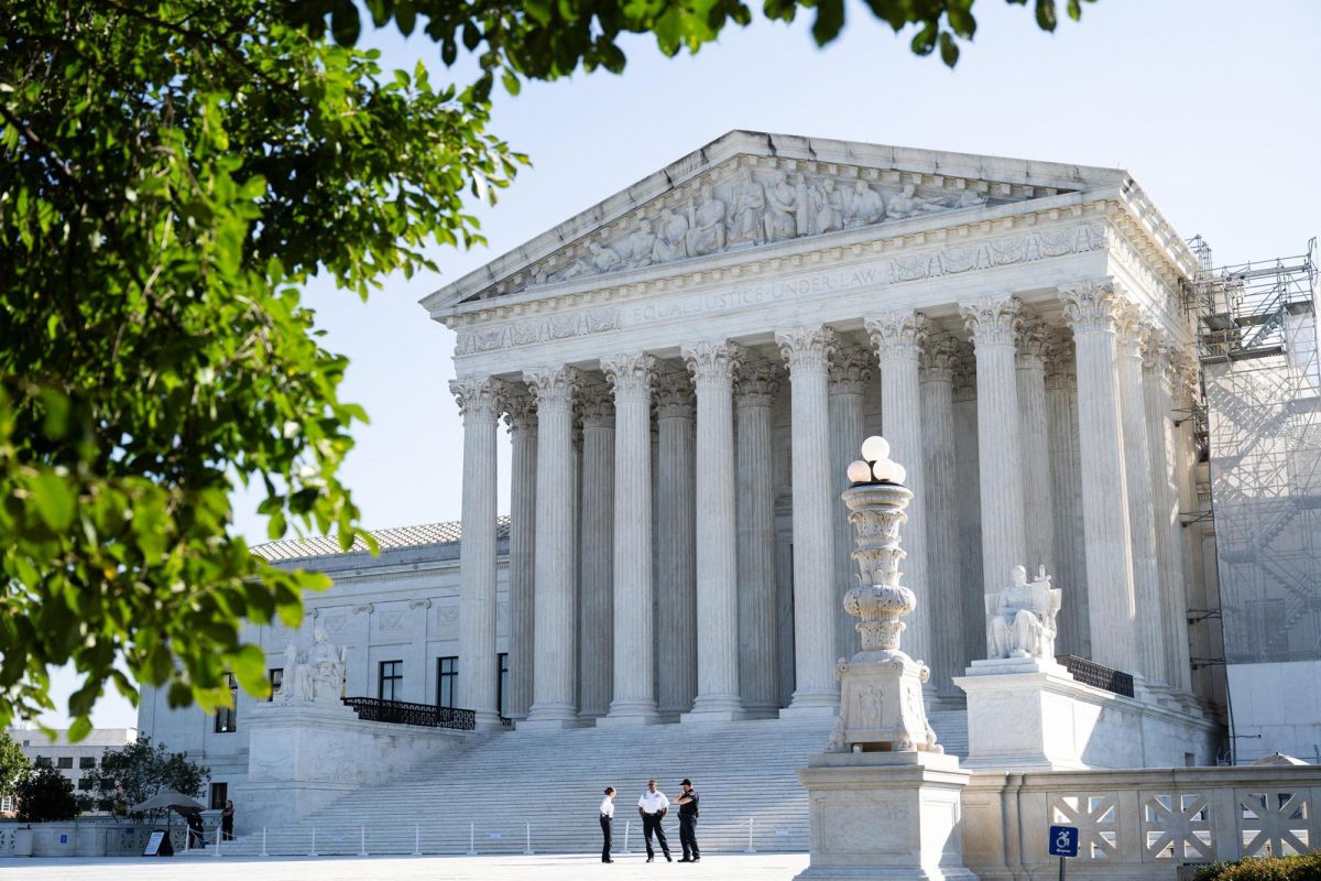 The US Supreme Court is seen on the first day of a new term on October 7 in Washington, DC.